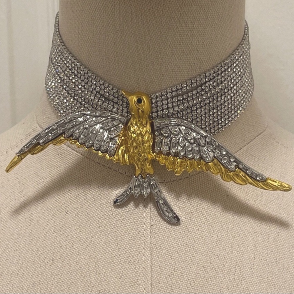 🆕 Rhinestone Bird Necklace